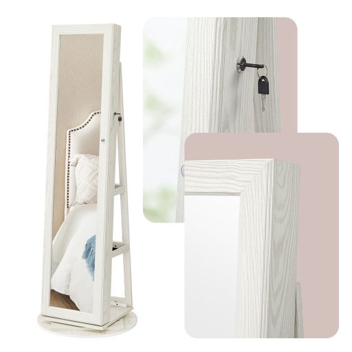 Obrotowa szafka na biżuterię 3w1