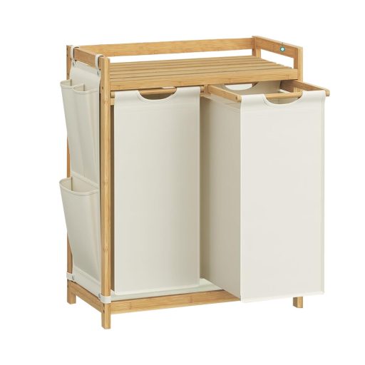 Kosz na pranie z dwoma przegrodami
