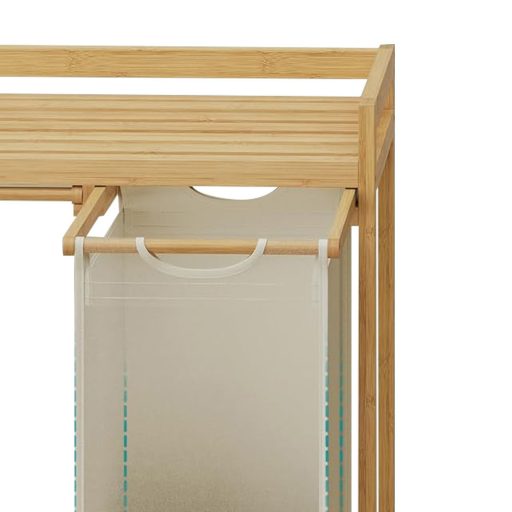 Kosz na pranie z dwoma przegrodami