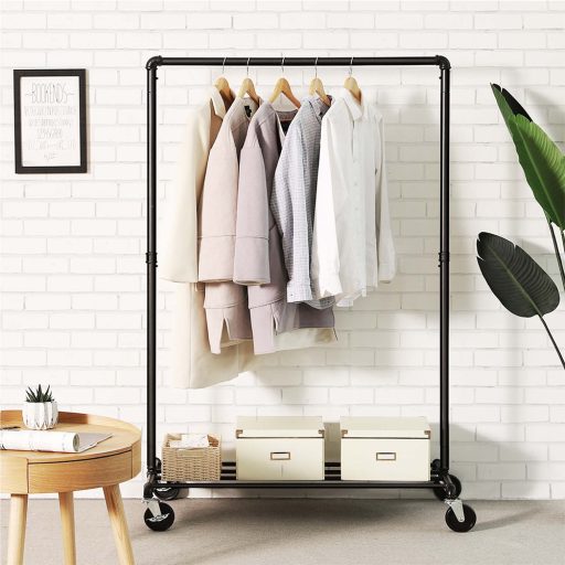 Stojak na ubrania, czarny