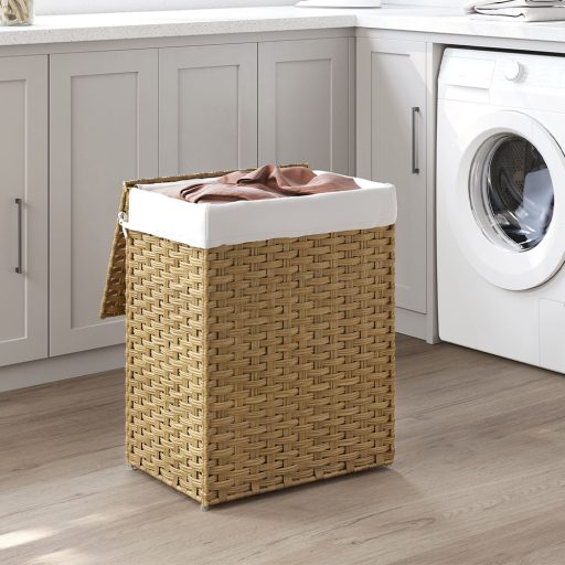 Plastikowy kosz na pranie 45,5 x 32 x 61 cm