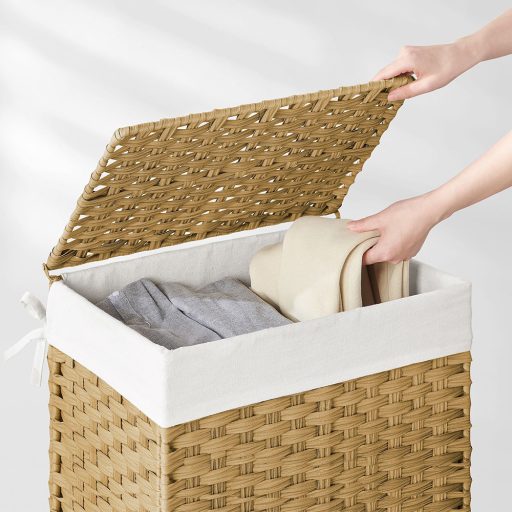 Plastikowy kosz na pranie 45,5 x 32 x 61 cm