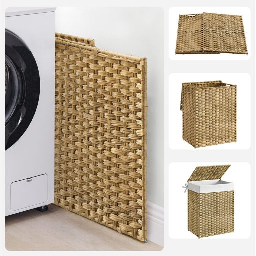 Plastikowy kosz na pranie 45,5 x 32 x 61 cm