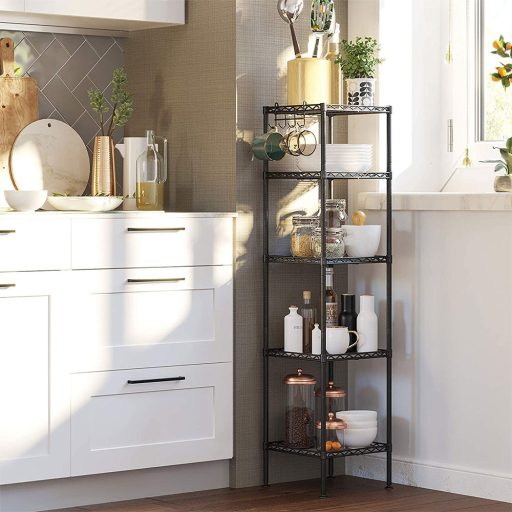 Regał łazienkowy 5-poziomowy 30x30x121cm