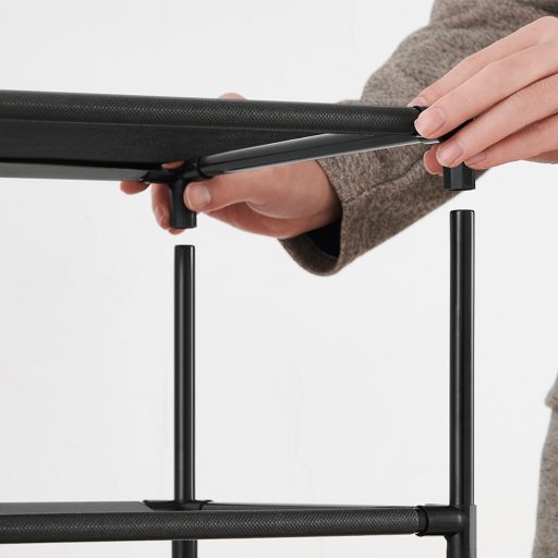 Regał na buty 10-poziomowy 45x28x173cm