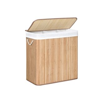 Kosz na pranie bambusowy 60x40x61.5cm