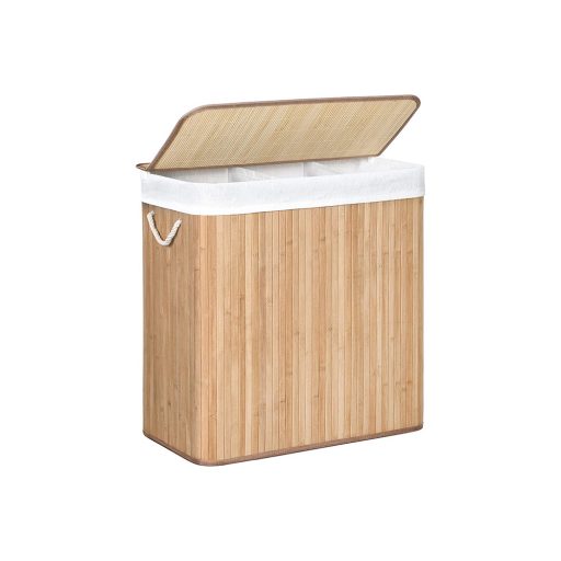 Kosz na pranie bambusowy 60x40x61.5cm