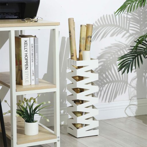 Stojak na parasole w zygzakowaty wzór