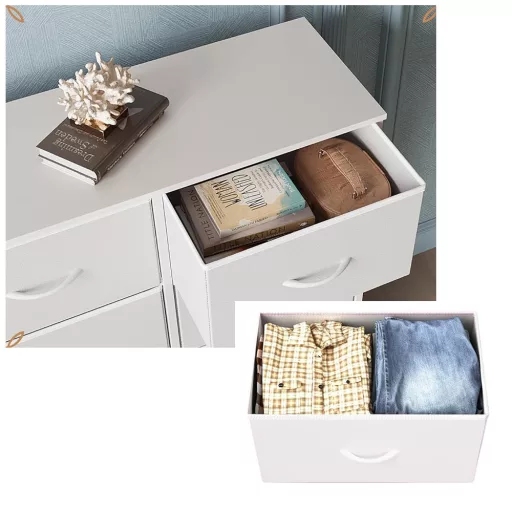 Skrzynia z 6 szufladami 76.7x30x74.7cm