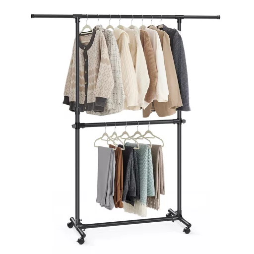 Dwupoziomowy wieszak na ubrania