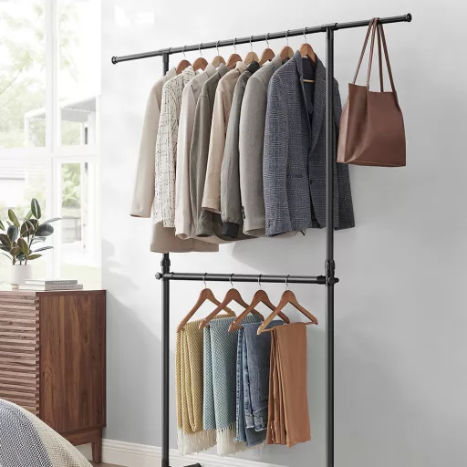 Dwupoziomowy wieszak na ubrania