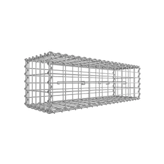 Kosz Gabionowy Stalowy 100 x 30 x 30 cm