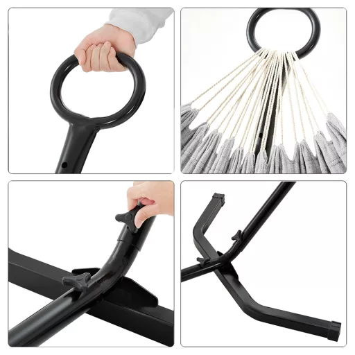 Hamak z Stojakiem, Szary