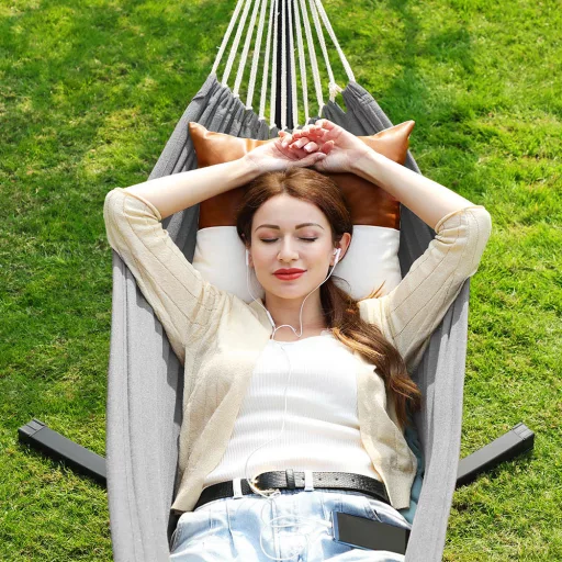 Hamak z Stojakiem, Szary