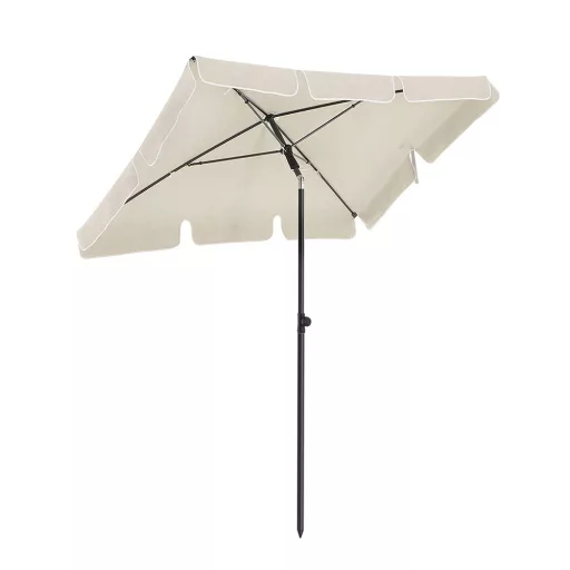 Regulowany Parasol Słoneczny z Torbą, 2x1.25m Beżowy