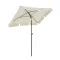 Regulowany Parasol Słoneczny z Torbą, 2x1.25m Beżowy