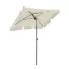 Regulowany Parasol Słoneczny z Torbą, 2x1.25m Beżowy