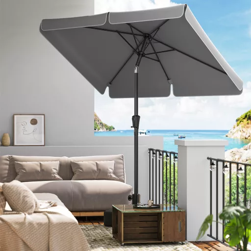 Regulowany Parasol 2x1,5m Szary