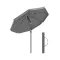 Regulowany okrągły parasol z torbą, szary