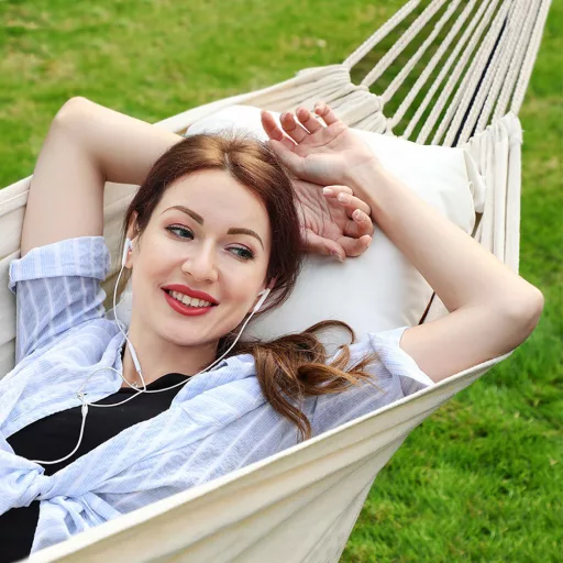 Hamak z Stojakiem, Beżowy