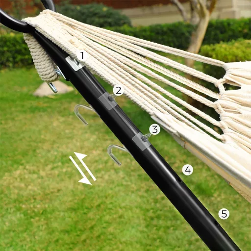 Hamak z Stojakiem, Beżowy