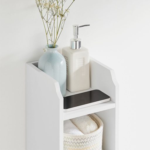 Oszczędzająca miejsce szafka łazienkowa 18x20x80 cm