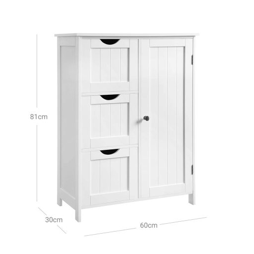 Szafka z 3 szufladami i 1 półką 60x30x81 cm