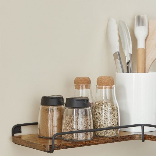 Półka narożna w kształcie litery L, zestaw 2 sztuki