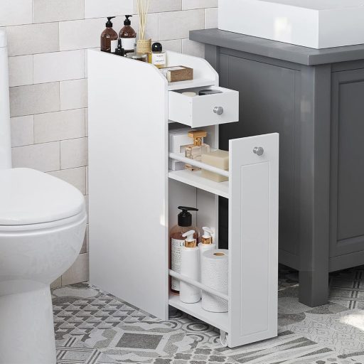 Wąska szafka na kosmetyki