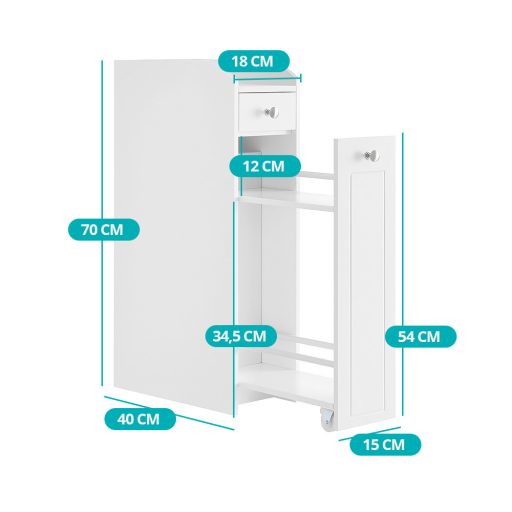 Wąska szafka na kosmetyki