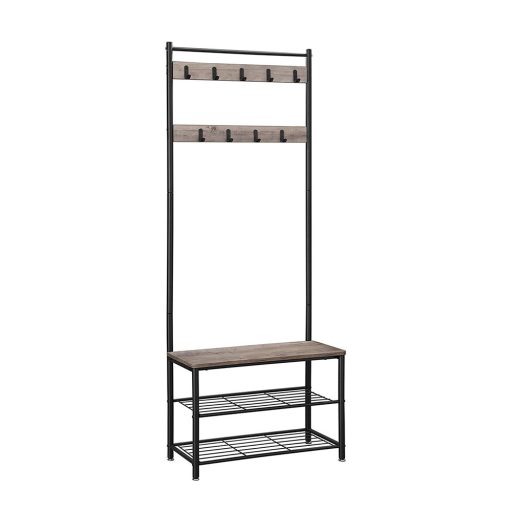 Ściana do przedpokoju z wieszakiem na ubrania