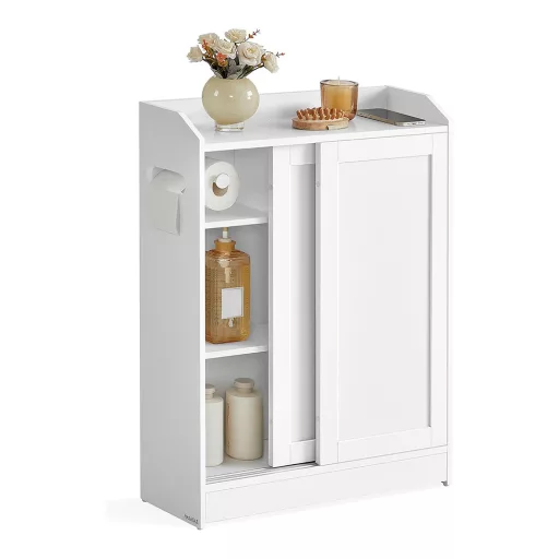 Szafka łazienkowa z drzwiami przesuwnymi