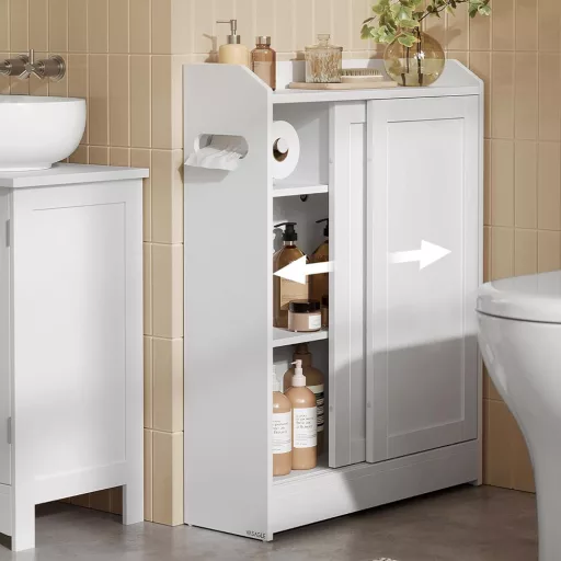 Szafka łazienkowa z drzwiami przesuwnymi