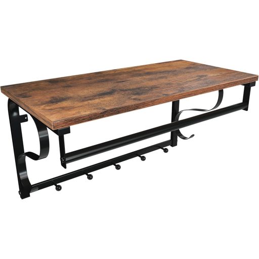 Rustykalny wieszak ścienny