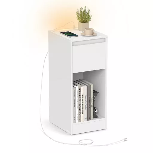 Wąska szafka nocna 25x30x59,5cm