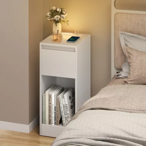 Wąska szafka nocna 25x30x59,5cm