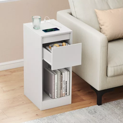 Wąska szafka nocna 25x30x59,5cm