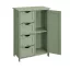 Szürke-zöld Fiókos Szekrény 55x30x82.2cm