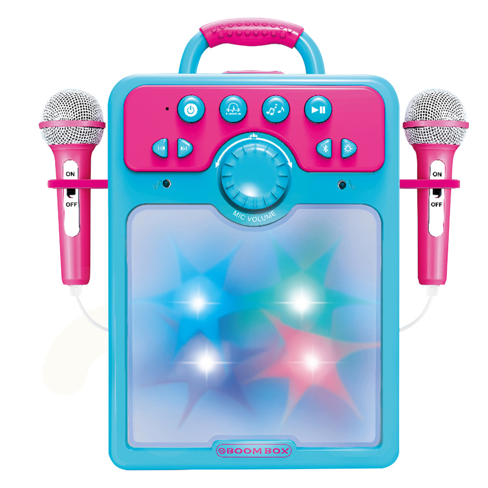 Zestaw karaoke dla dzieci z 2 mikrofonami