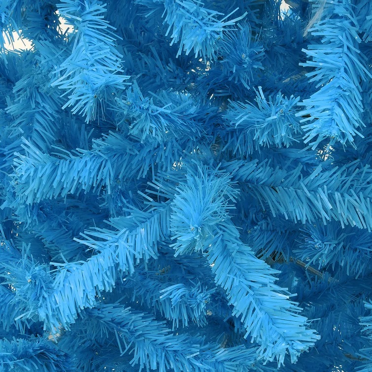 Niebieska Choinka Sztuczna, 120cm 230 Gałęzi