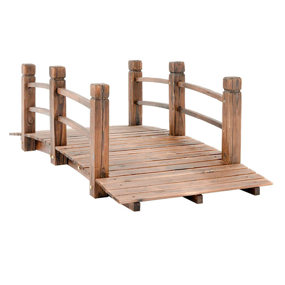 Drewniany Mostek Ogrodowy