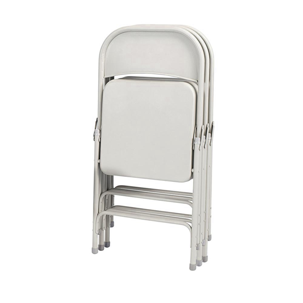Krzesła Składane, 4 Szt, Białe