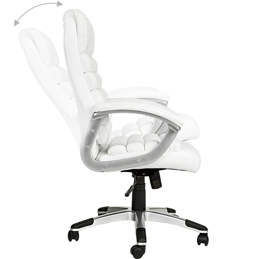 Krzesło Obrotowe Szefowskie Premium W 2 Kolorach-białe