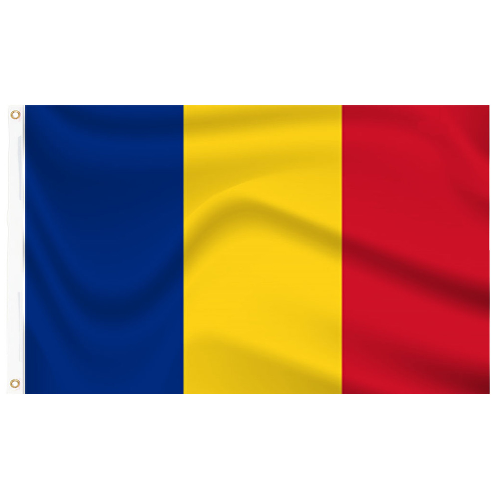 Maszt 90x150cm Z Rumuńską Flagą