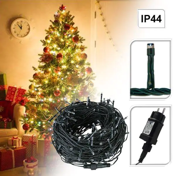 Sznury LED zasilane z gniazdka o klasie IP44