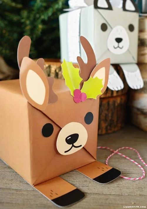 Prezent ozdobiony suszoną pomarańczą