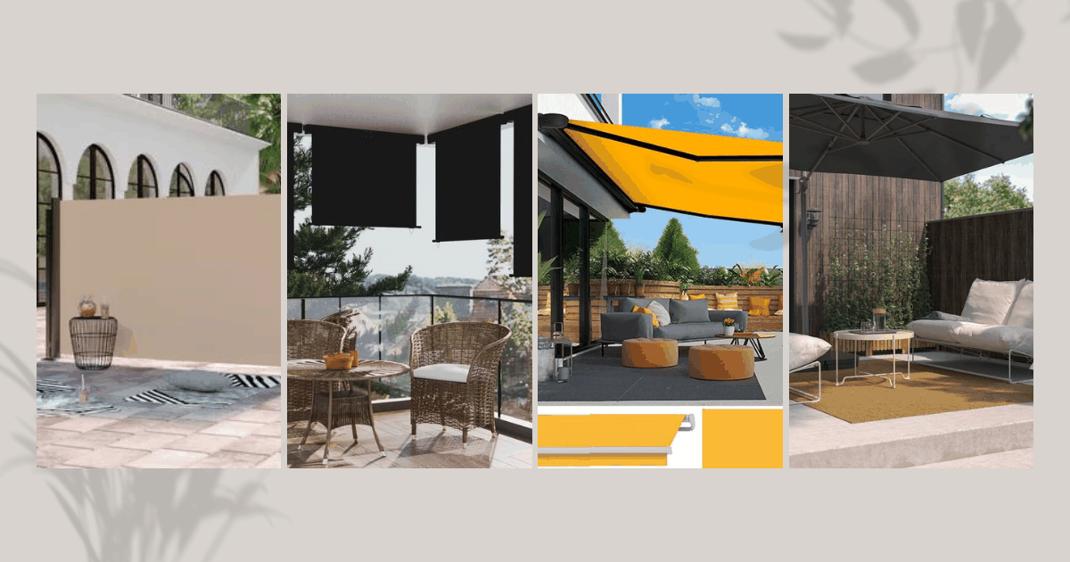 Ochrona przed słońcem na tarasie i w ogrodzie